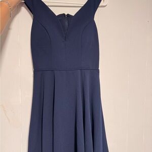 City Studio Navy Sleeveless Mini Dress